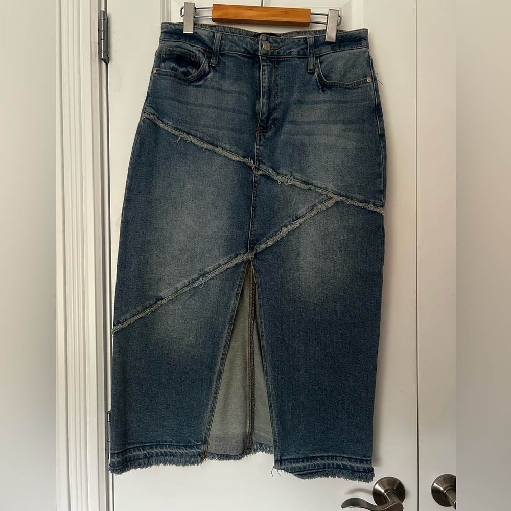 BoHO NWOT long Jean skirt